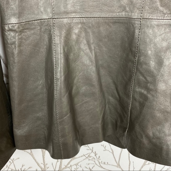 LAFAYETTE 148 New York Granite Leather Jacket NWT - Picture 11 of 13